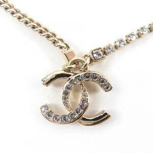 Chanel Cc Logo Chain Pendant Necklace #250081C13B